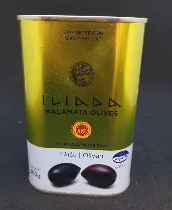 Schwarze Kalamata Oliven 500 g